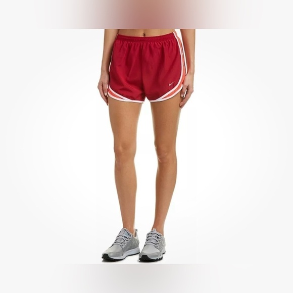 Nike Pants - Nike Dri-Fit Tempo Running Shorts in Maroon/Orange Size Small